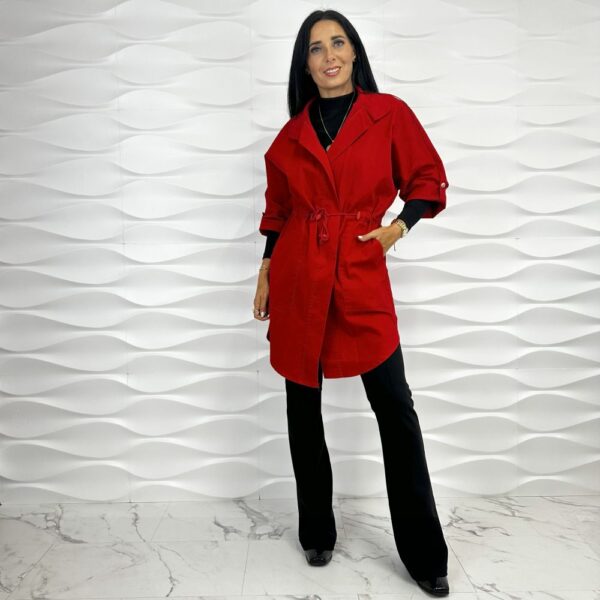 Parka czerwona