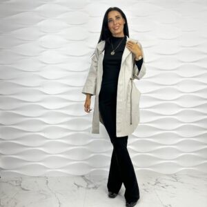 Parka beżowa